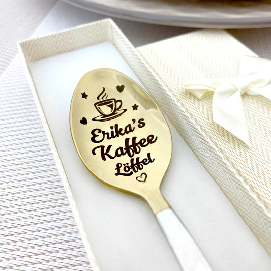 Elegant Coffee spoon with engraved name